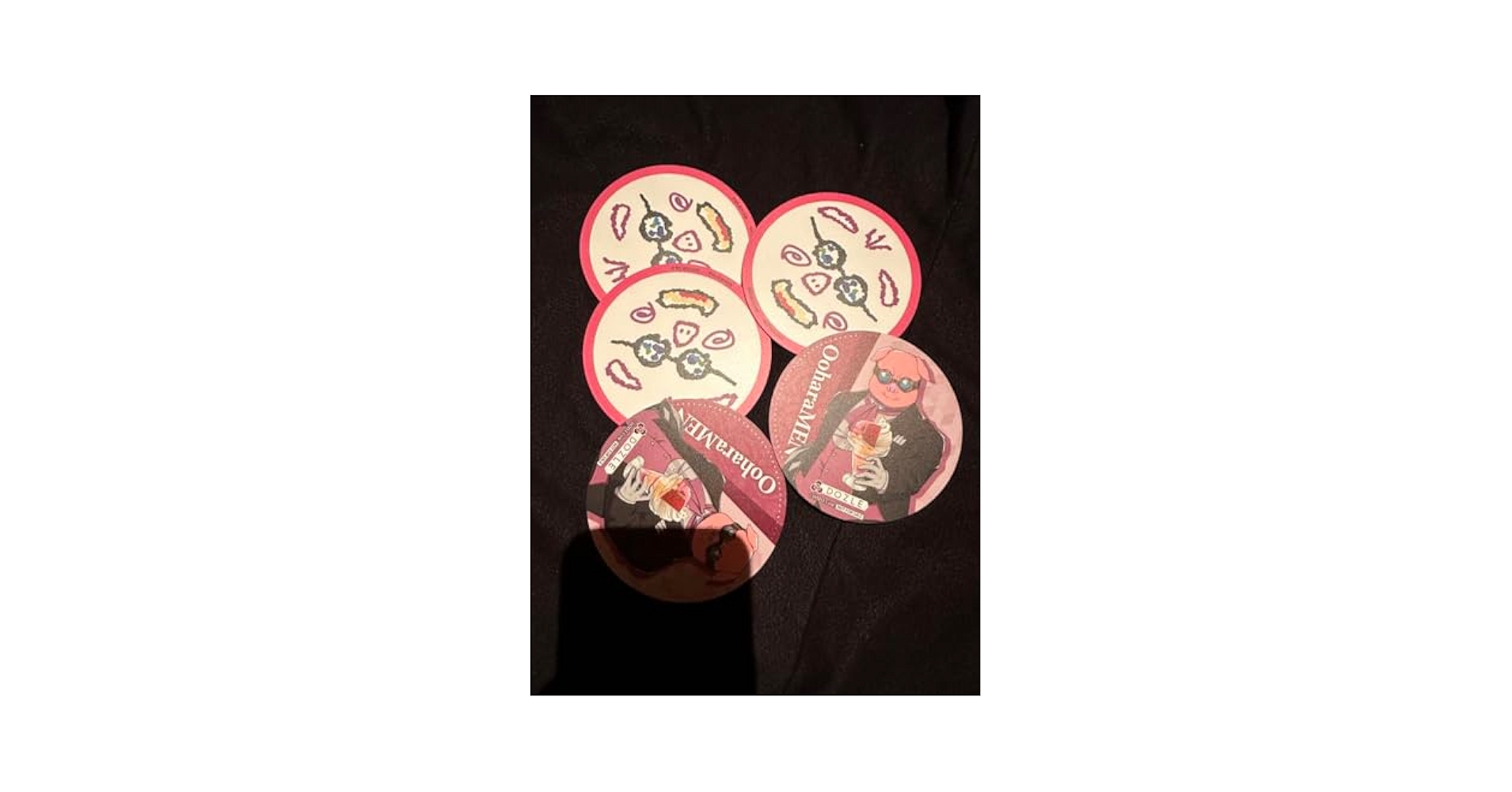 ドズル社 おおはらMEN コースター ドズル社と湯けむり大作戦